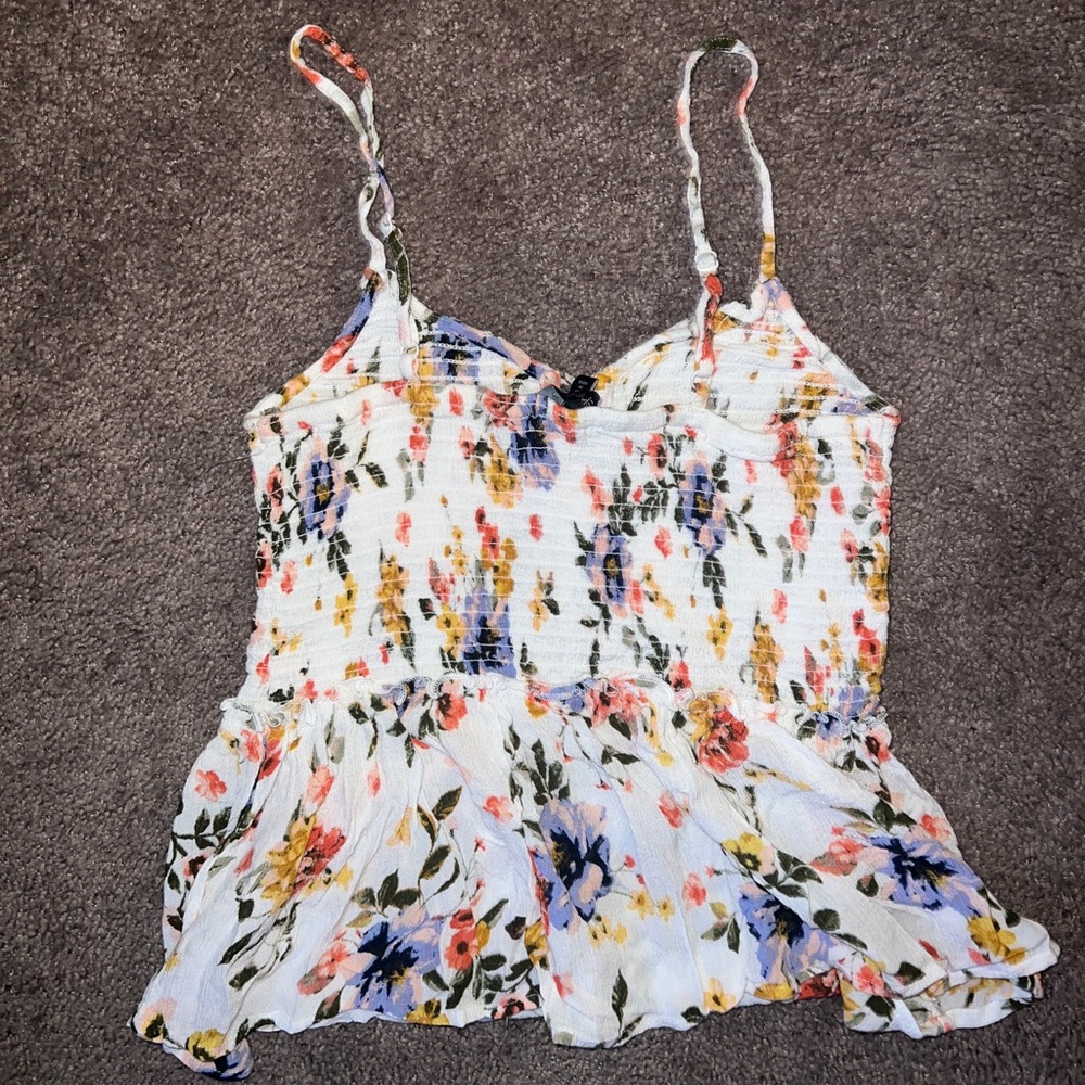 Floral Print Tank Top